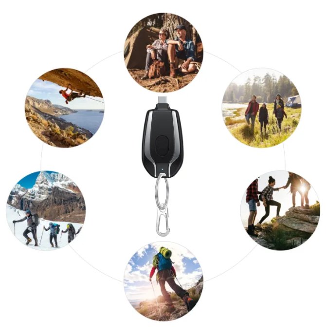 1500 MAH Portable Keychain charger - Perennial Picks