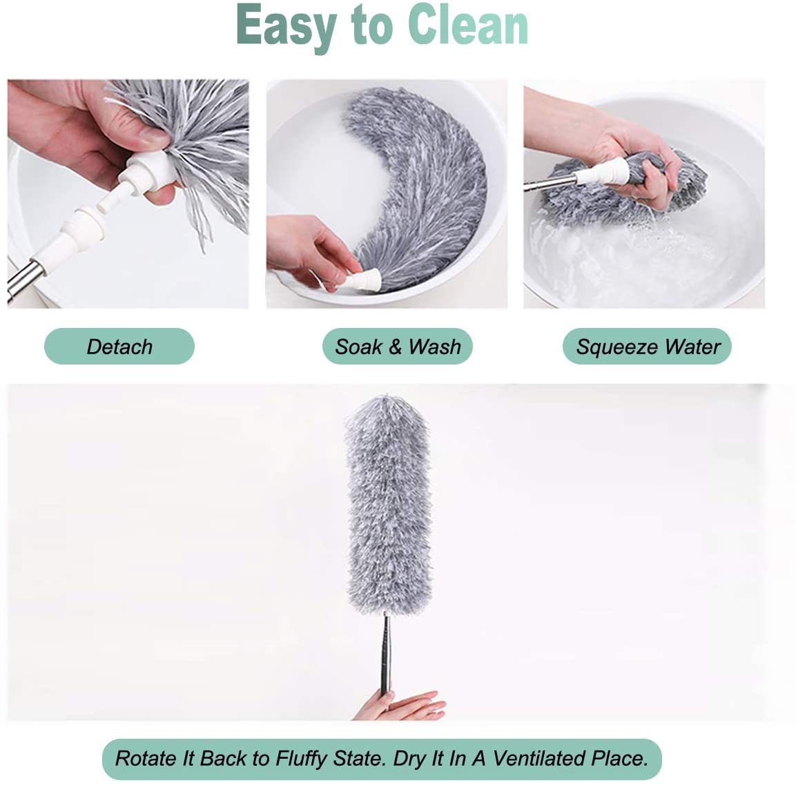 Extended Microfiber duster